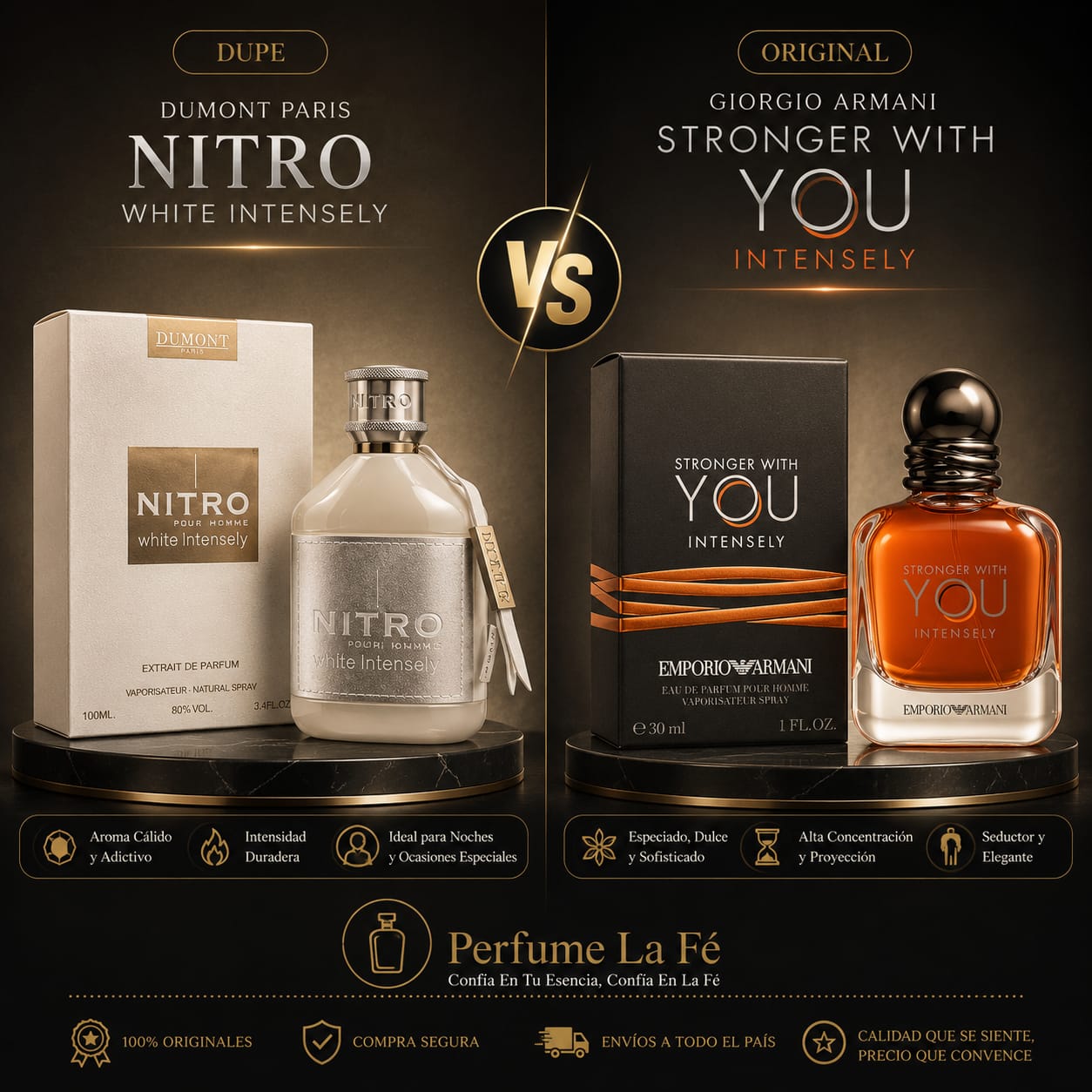 Dumont Paris Nitro White Intensely Men 100ml Extracto EDP